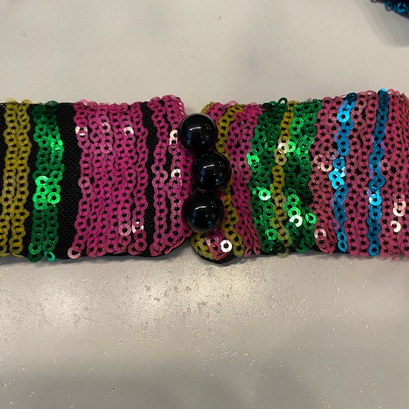 Fashion nova dress, mini multicoloured sequin party cocktail dress - Picture 14 of 16